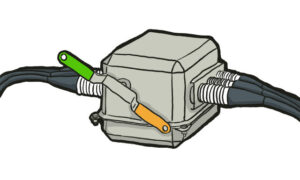 高圧区分開閉器取替工事